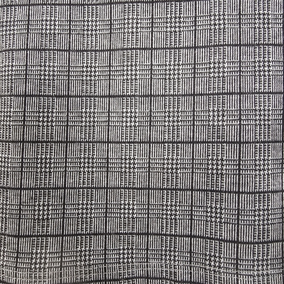 Eleven22 Draped Waterfall Collar Plaid Open Front Cardigan Jacket - Picture 10 of 10